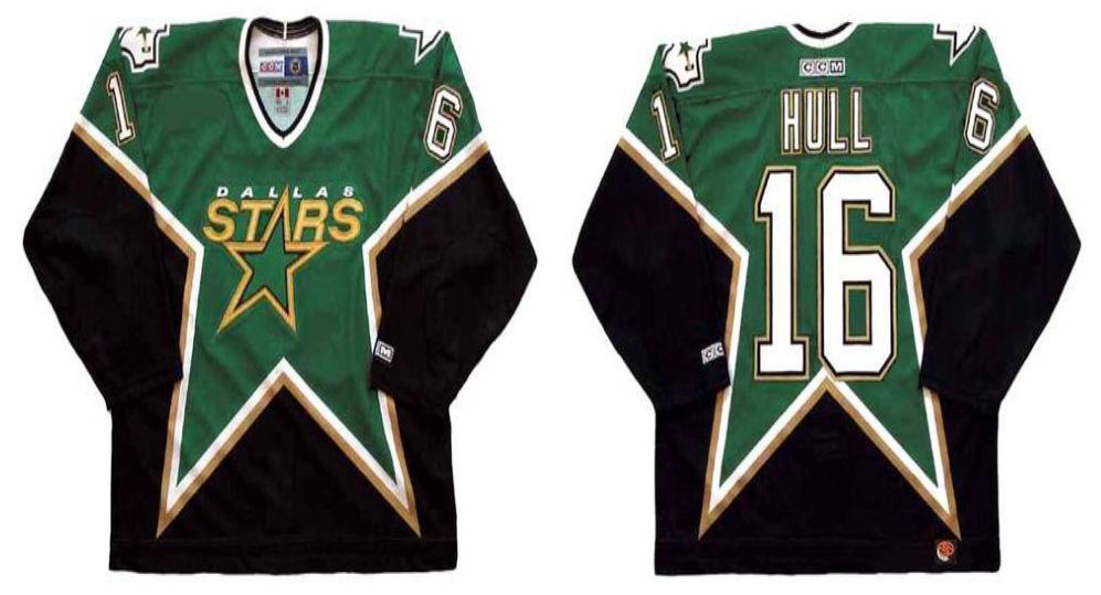 2019 Men Dallas Stars 16 Hull Black CCM NHL jerseys